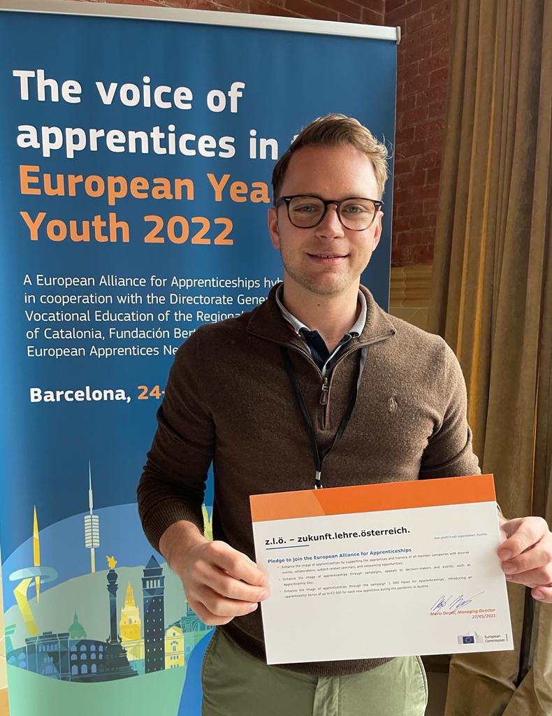 z.l.ö.- zukunft.lehre.österreich. ist nun offiziell Teil der European Alliance for Apprenticeships (EAfA)