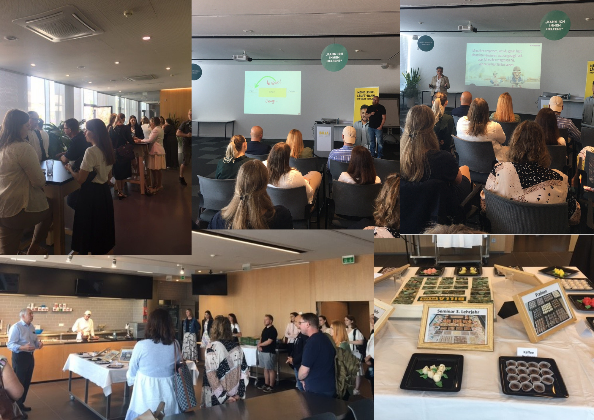 AusbilderInnen Stelldichein bei Billa in Wien