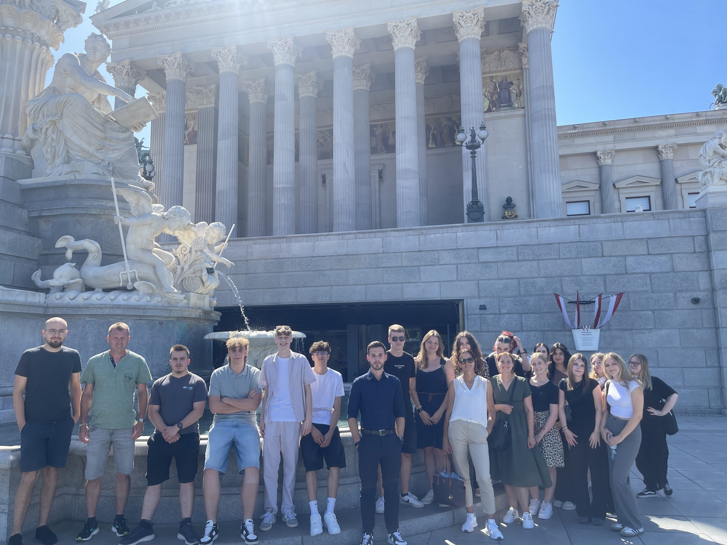 Politik hautnah - Lehrlinge im Parlament 