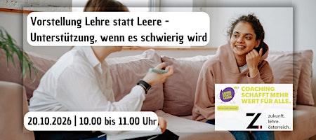 Webinar: Lehre statt Leere - Unterstützung, wenn es schwierig wird